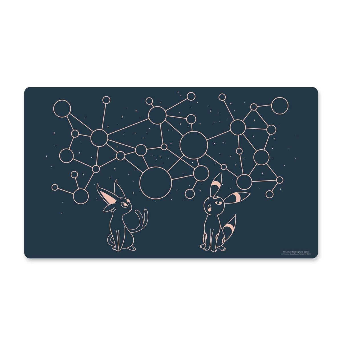Pokemon Center Japan Espeon & Umbreon Starry Constellations Playmat