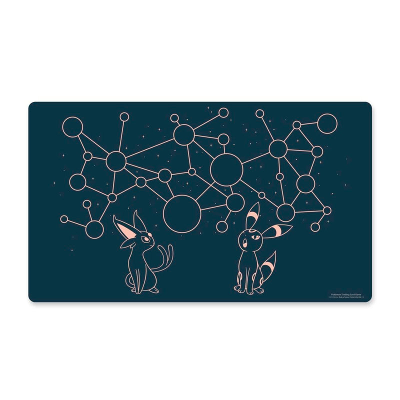 Pokemon Center Japan Espeon & Umbreon Starry Constellations Playmat