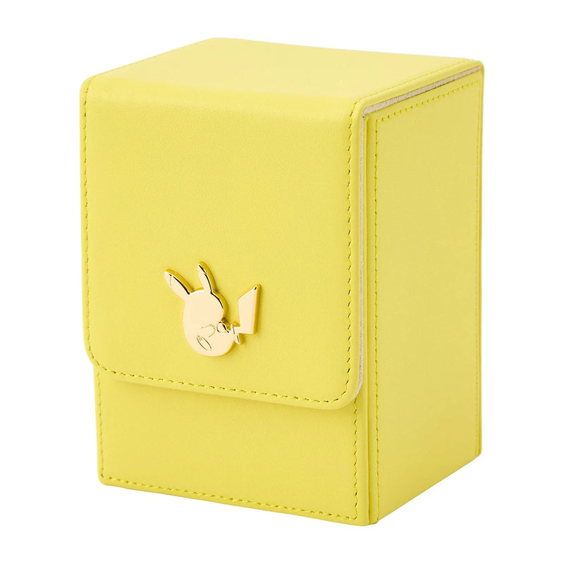 Pokemon Center Pikachu Echtleder Flip Deck Case Japan 2025